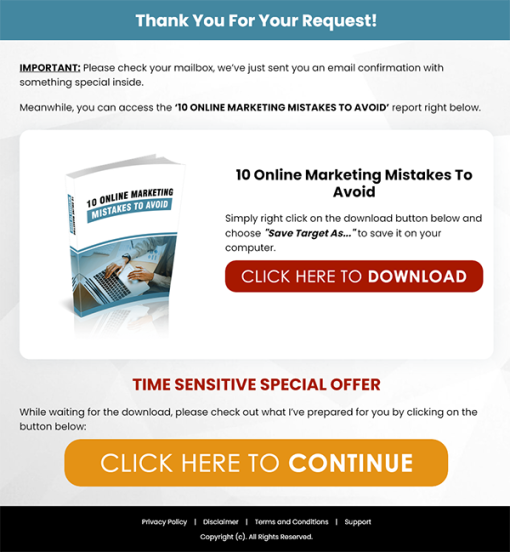 10 Online Marketing Mistakes to Avoid PLR Report | The PLR Store