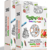 Healthy Foods Proteins Spices Coloring PLR Graphics