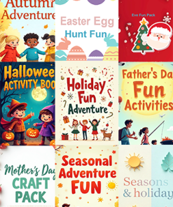 Kids Holiday Activities PLR Ebooks