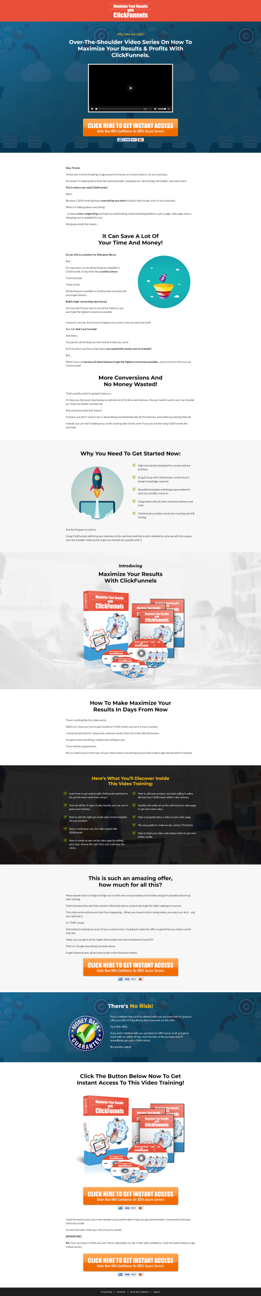 Maximize Your Results with Clickfunnels MRR Videos Sales Page