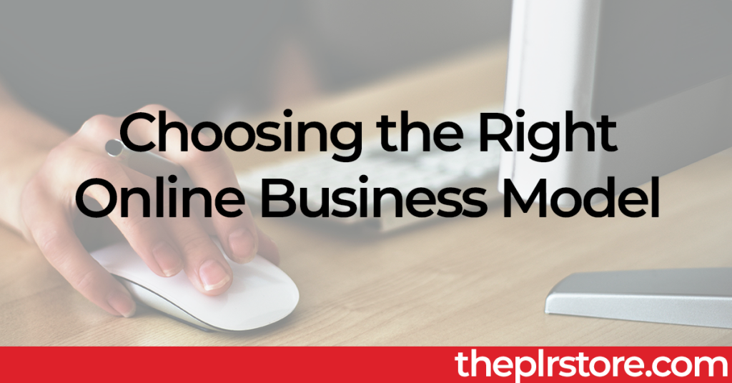 Choosing the Right Business Model Learning Center Blog Post