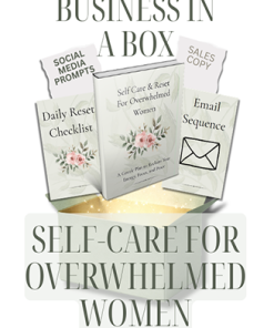Self Care Reset for Overwhelmed Women PLR Business Bundle