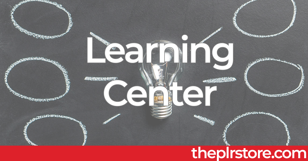 ThePLRStore Learning Center
