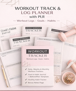 Workout Track and Log Planner PLR