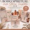 Boho Spiritual Insta Stories Templates PLR
