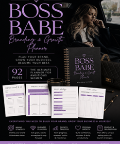 Boss Babe Branding and Growth Planner PLR