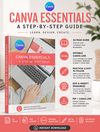 Canva Essentials Step by Step Guide PLR