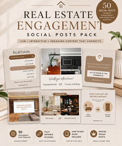 Real Estate Engagement Social Pack MRR