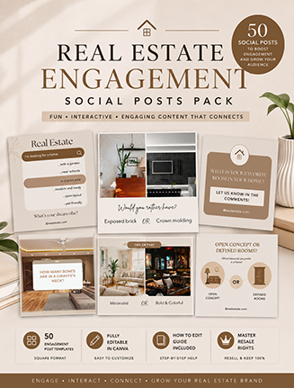 Real Estate Engagement Social Pack MRR