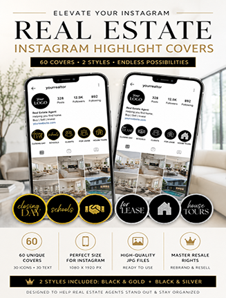 Real Estate Insta Highlight Covers MRR