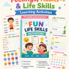 Kids Feelings Habits Life Skills Worksheets PLR