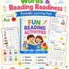 Kids' Letters Words and Reading Readiness Worksheets PLR