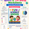Kids Science Space and Weather Worksheets PLR