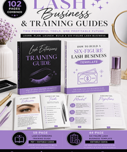 Lash Extension Business and Training Guides PLR