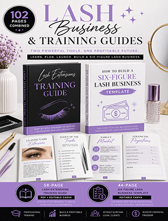 Lash Extension Business and Training Guides PLR