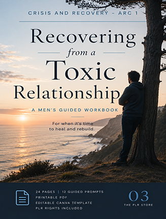 Recovering from a Toxic Relationship for Men Workbook PLR