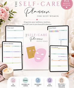 Self Care for Busy Women Planner PLR