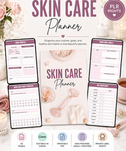 Skin Care Planner Private Label Rights