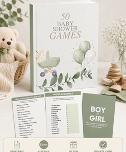 50 Baby Shower Games with Private Label Rights
