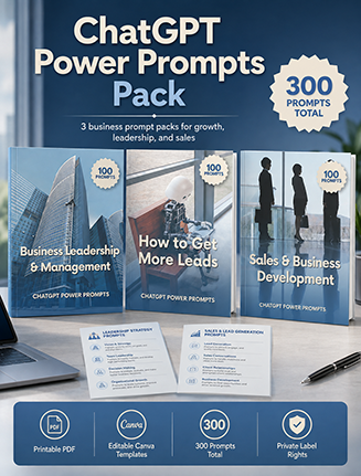 ChatGPT Power Prompts Pack PLR