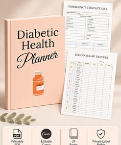 Diabetic Health Planner PLR