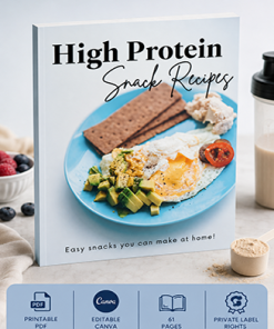 High Protein Snack Recipes PLR
