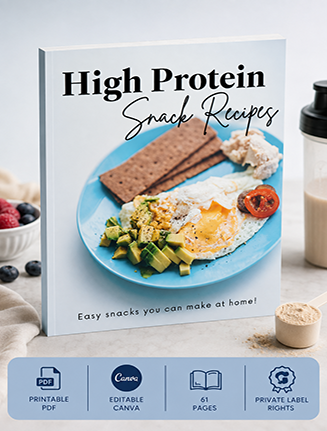 High Protein Snack Recipes PLR