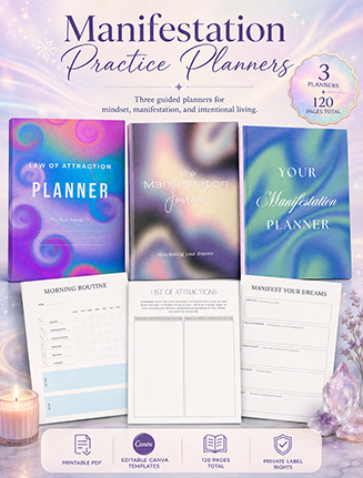 Manifestation Practice Planners PLR