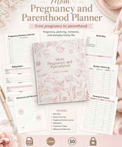 Mom Pregnancy and Parenthood Planner PLR