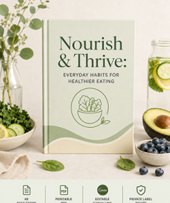 Nourish and Thrive Healthy Eating Weight Loss Ebook PLR Cover