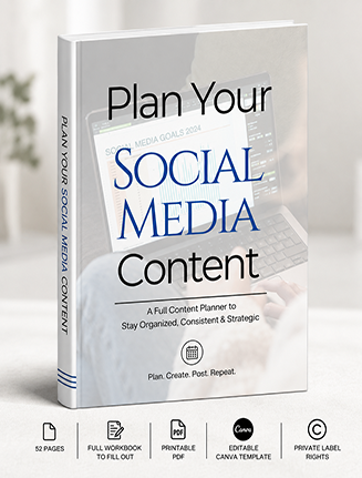 Social Media Content Planner PLR