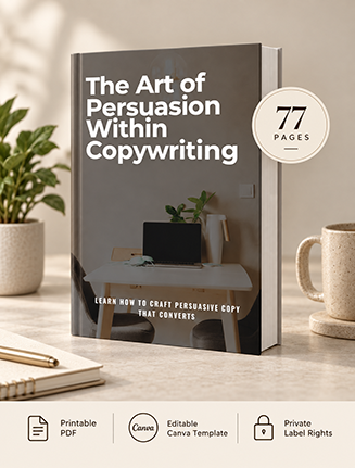 Art of Persuasion within Copywriting PLR Ebook