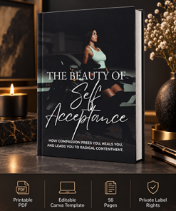 The Beauty of Self Acceptance Ebook and Workbook PLR