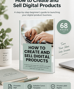 How to Create and Sell Digital Products Ebook PLR