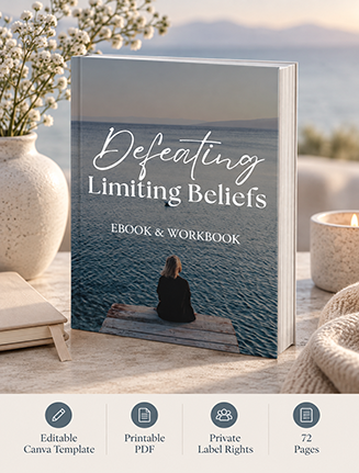Defeating Limiting Beliefs Ebook and Workbook PLR