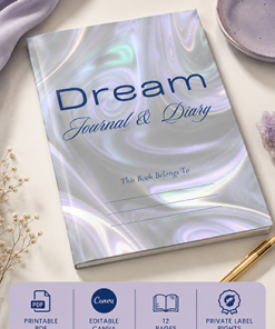 Dream Journal and Diary PLR