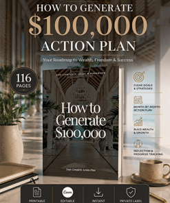 How to Generate 100k Action Plan Workbook PLR