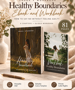 Healthy Boundaries Ebook and Workbook PLR