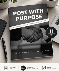 Post with Purpose Social Starter Guide PLR