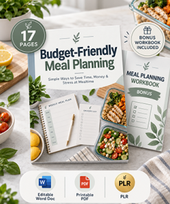 Budget Friendly Meal Planning Ebook PLR