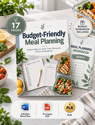 Budget Friendly Meal Planning Ebook PLR