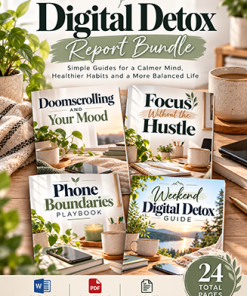 Digital Detox Giveaway Report Bundle PLR
