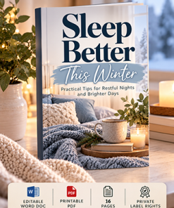 Sleep Better This Winter Report PLR